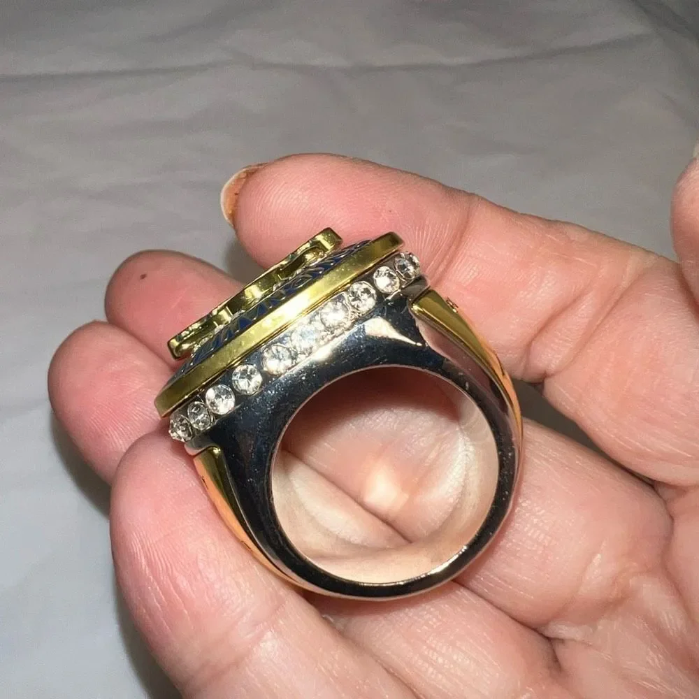 Gold Tone‎ Fun Faux Grand Slam Tournament Win Ring